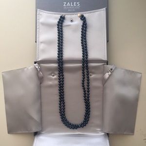 Double-Strand Black Pearl Necklace